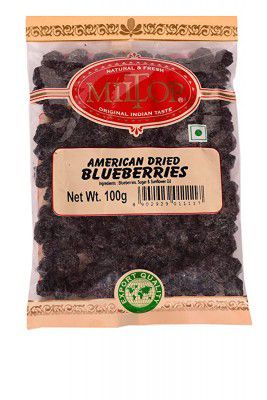 Miltop American Dried Blueberries, 100g