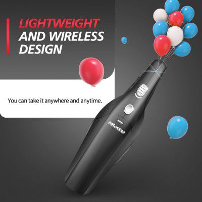 Milunho Handheld Vacuum Cleaner Use, Car Cordless (Black, Standard)