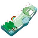 Minache Multifunction Pencil Case, Pencil Box with 2 Compartments for Students - Cartoon Pattern Stationery Set with Pop Out Scissors and Pencil Sharpener (one size, style 4)...