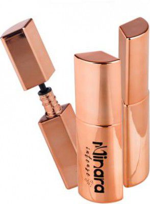 MINARA 3-in-1 Trio Mascara - Curling, Lengthening & Volumizing - All in One - Metallic 100 g  (Black)