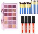 MINARA Bridal Kit - Eye-Shadow, Lipsticks & Makeup Brushes (101)  (Pack of 32)...