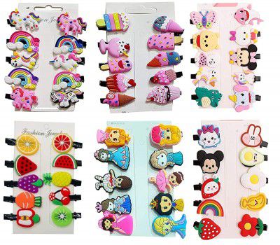 Mini Emoji/Cartoon Hair Clips