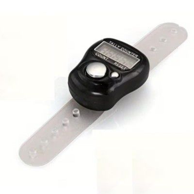 Mini Hand Tally Counter Finger Ring Digital Electronic Head Count (Color May Vary)