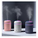 Mini Humidifier with LED Light, Cylindrical Mist Diffuser, Compact Tabletop Design (pack of 1)...