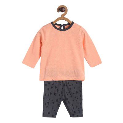 MINI KLUB baby-girls Top And Knit Bottom