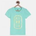 MINI KLUB  Baby Girls Typography Pure Cotton T-Shirt...