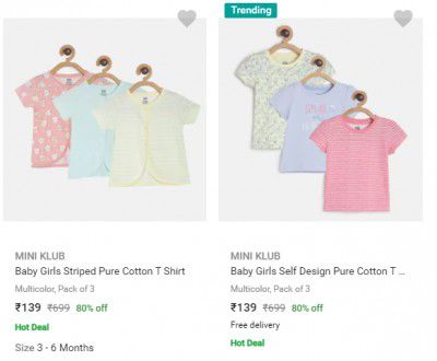 MINI KLUB T-Shirts @ ₹139/-