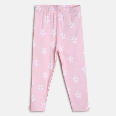 MINI KLUB  Track Pant For Baby Girls (Pink, Pack of 1)