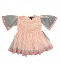 mini mama Girls Satin A-Line Midi Special Occasion Dress...