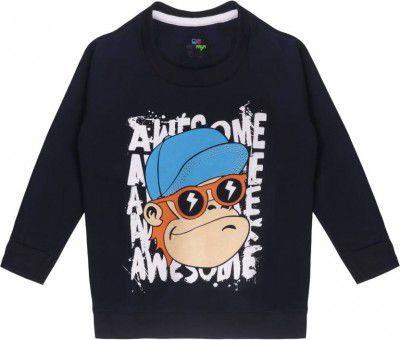 MINI MYN  Boys Full Sleeve Printed Sweatshirt
