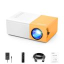 Mini Projector, Vamvo YG300 Pro Mini Projector, Portable Film Projector 1080p Supports Children's Gift, Home Cinema, Compatible Smartphone / Laptop / PS4 / Firestick...