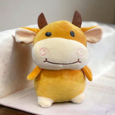 Mini Steps Ultra-Soft Cow Plush Toy for Kids | Washable & Non-Toxic Stuffed Animal for Babies & Toddlers | Cuddly Farm Animal Soft Toy | Cute & Durable Gift for Boys & Girls