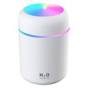 Mini USB Compact Modern Designed Air Humidifier White, U-MATE Essential Oil Aroma Diffuser, LED Colorful Night Light, for Car Office Home Study Yoga Spa...