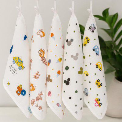 Mini Wonders Muslin Face Towels Set of 5