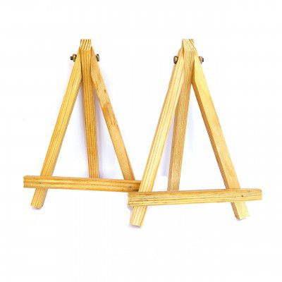 Mini Wooden Tripod Easel Stand for Small Tabletop Easels for Artist ,Art Painting Students and Displaying Photos (6 Inch) (2)