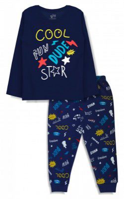 minicult Baby Boy's & Baby Girl's Cotton Printed Top and Pyjama Set Pack of 2