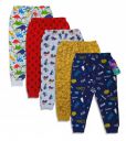 minicult Cotton Pajama Pants with All Over Print for Boys and Girls (Multicolor Designs)(Regular Fit)(Pack of 5)...