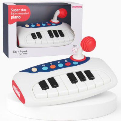 MiniExplorer Kids Piano Keyboard with Microphone | Musical Toy for Toddlers & Children