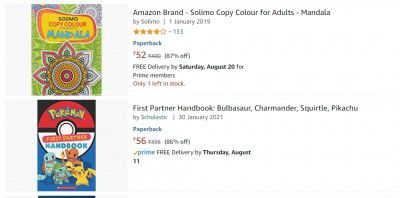 Minimum 80% off on Kids Books