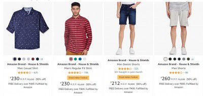 Minimum 92% off on Amazon Brand - House & Shields