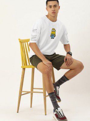 Minions by Kook N Keech Men Graphic Relaxed Fit T-shirt