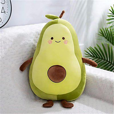 MiniSteps Ultra-Soft Avocado Plush Toy for Kids | Washable & Non-Toxic Stuffed Fruit Toy 