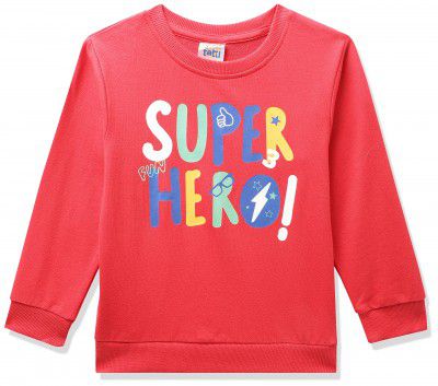 MINITATU Boys Cotton Crew Neck Sweatshirt