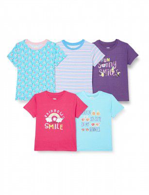 MINITATU Girls Regular Fit T-Shirt