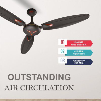 MinMAX Neo Star 48" ULTRA HIGH SPEED ENERGY SAVER | Anti Dust 1200 mm Ceiling Fan
