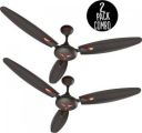 MinMAX NEO STAR ULTRA HIGH SPEED 1200 mm 3 Blade Ceiling Fan (Anti Dust | SMOKE BROWN | Pack of 2)...