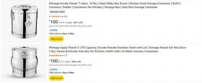 Mintage Kitchen products Starts At Rs 100