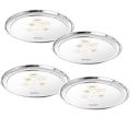 Mintage Stainless Steel Rajbhog Round Plate/Thali (Set of 4) No.12 35+Years of Innovation and Quality...