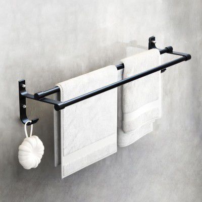 MIORAH Bathroom 24 Inch Aero Space Aluminum Towel Hanger for Wall