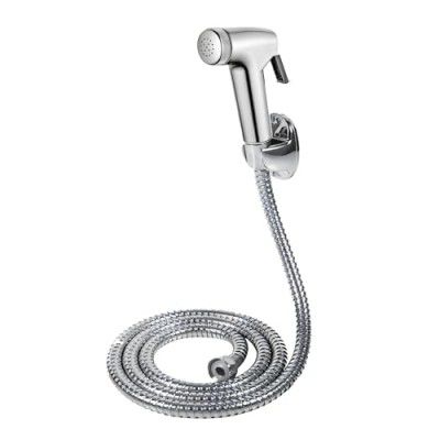MIORAH Jet Spray Pipe for Toilet, Leak-Proof High Pressure ABS, Silver, Pack of 1