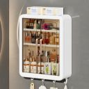MIORAH Wall-Mounted Bathroom Storage Cabinet White | Space Saving Bathroom Organizer Shelf | Compact Storage for Essentials | No Mirror | Modern Design...