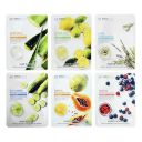 MIRABELLE COSMETICS KOREA Fairness Sheet Facial Mask Combo Pack of 6...