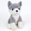 Mirada Cute Grey Glittery Eyes Husky Dog Soft Toy for Girls/Kids | 25cm...