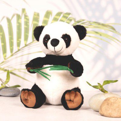 Mirada Glitter Eye Panda Soft Toy – 22cm 