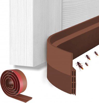 Misamo Enterprise Door Bottom Sealing Strip, 100 cm (Brown, 39 inch Pack of 1)