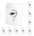 Misamo Enterprise Hooks for Wall Without Drilling Waterproof Hooks for Bathroom Shower Kitchen Keys Door Outdoor Home Improvement Utility Hook (Pack of 5, Nail Hook)...