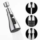Misamo Enterprise Kitchen Faucet Extender, Chrome Plated, 3-Mode...