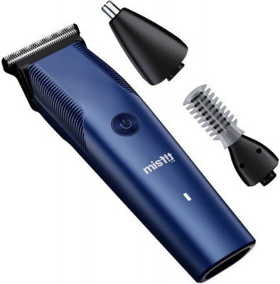 Misfit Groom 100 3-in-1 Trimmer 120 min Runtime 5 Length Settings  (Blue)