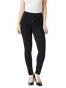 Miss Chase Womens Black Skinny Fit High Rise Clean Look Regular Length Stretchable Denim Jeans...
