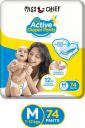 Miss & Chief Active Diaper Pants - M (74 Pieces)...