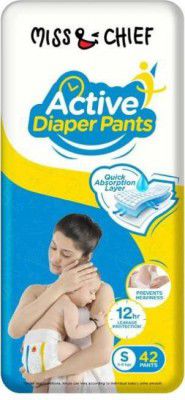 Miss & Chief Active Diaper Pants - S  (42 Pieces)