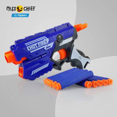 Miss & Chief by Flipkart blaze storm foam blaster gun toy (5 foam bullets and 5 suction dart bullets) Guns & Darts