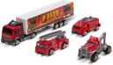 Miss & Chief Fire Truck Vehicle Container Car Toy Set for Children Kids...