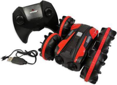 Miss & Chief High Quality, Runs on Water & Land,with 360-degree flip Stunt Car (Multicolor)