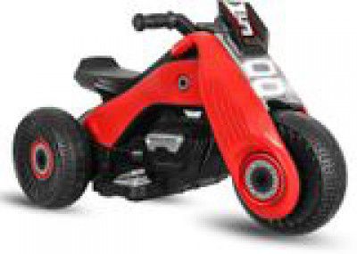 Miss & Chief Ninja Ride-on with Lights & Music, Battery Operated, Electric Superbike Bike Battery Operated Ride On (Red)