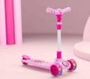 Miss & Chief Spartan Tiger - 3 Wheel Kick Scooter,Foldable with LED Wheels,Adjustable Height  (Pink)...